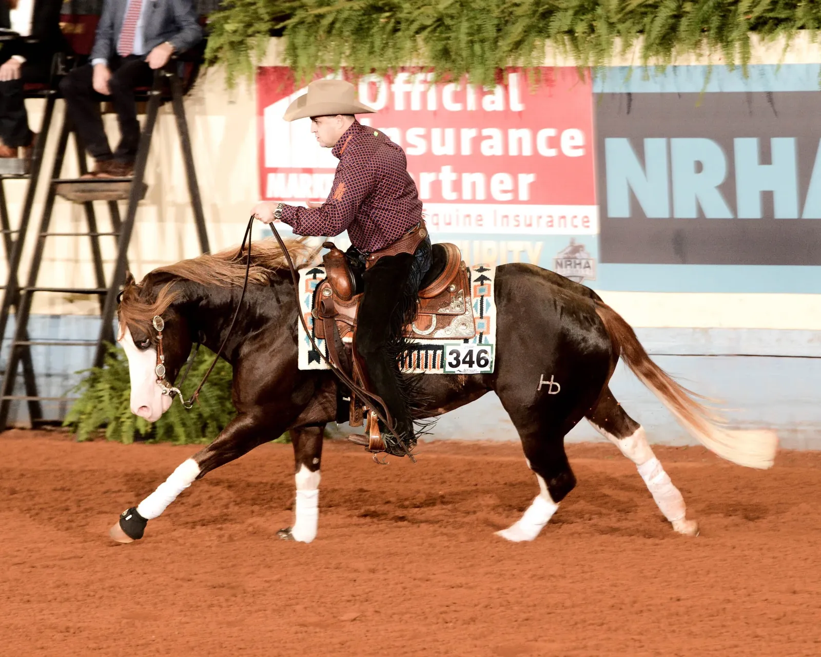 Inferno Sixtysix circling at the NRHA Futurity